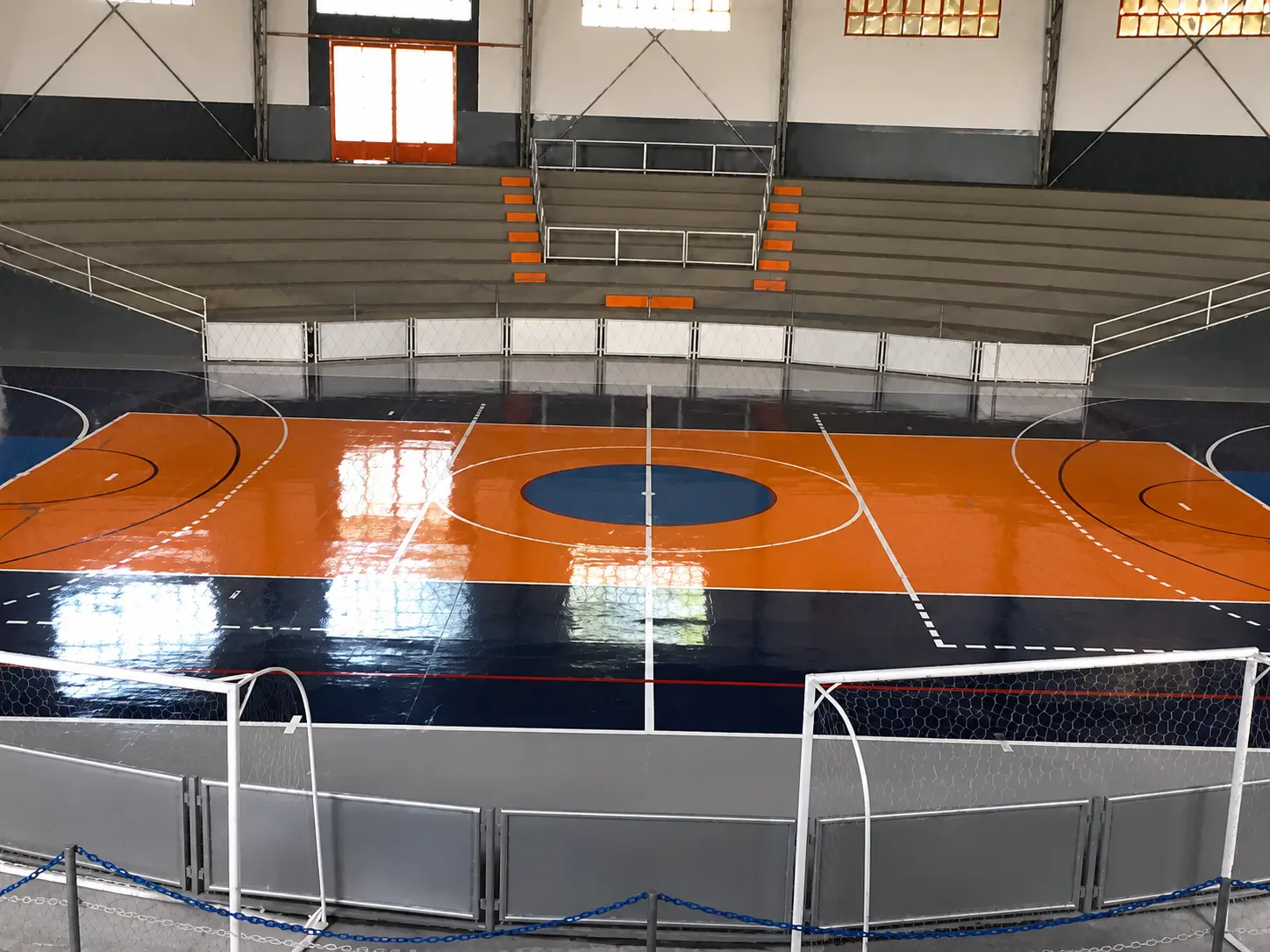 Ginásio — obra da KACEL Engenharia (Esporte & Lazer) em Jaú e região